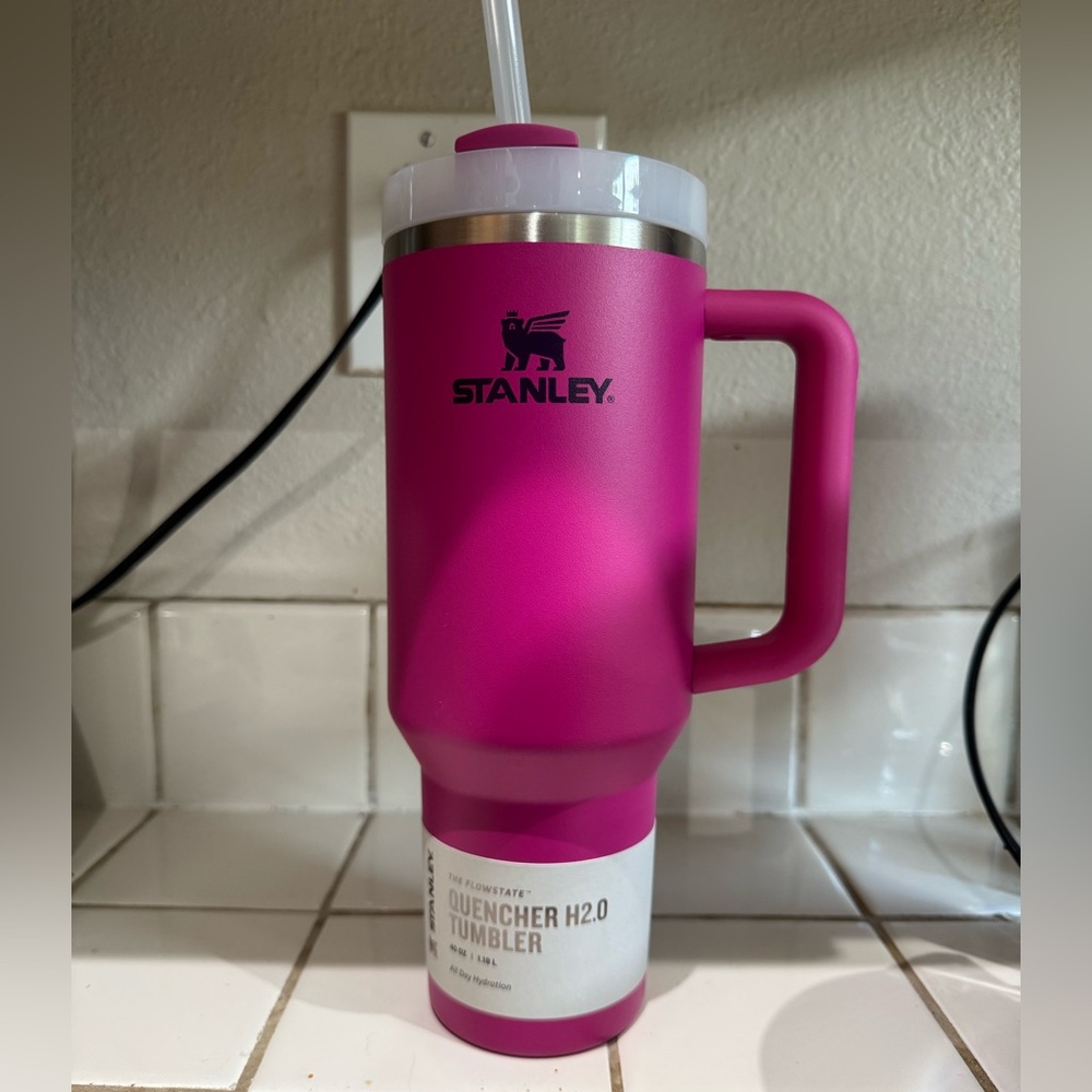Stanley Pink Tumbler with Handle